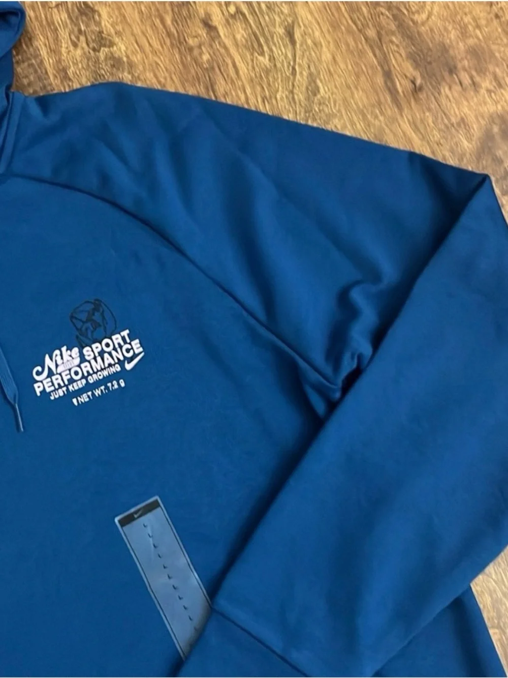 Nike Royal Blue Performance Pullover Hoodie
